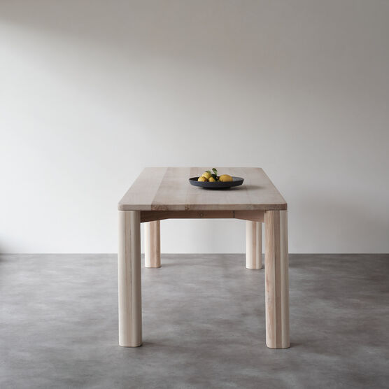 Corner Bar medium natural ash table